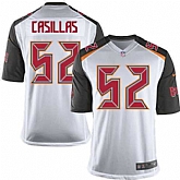 Nike Men & Women & Youth Buccaneers #52 Casillas White Team Color Game Jersey,baseball caps,new era cap wholesale,wholesale hats